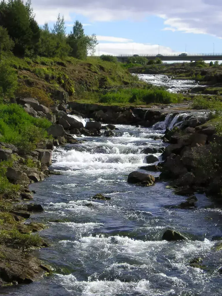 Elliðarárdalur Park in Reykjavik